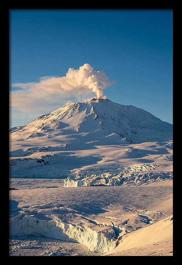 Mount Erebus Erupting In Antarctica