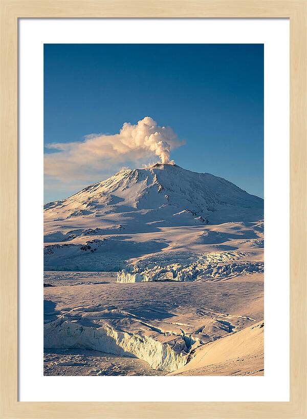 Mount Erebus Erupting In Antarctica