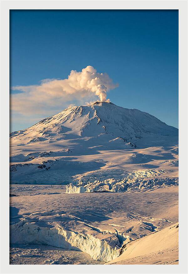 Mount Erebus Erupting In Antarctica