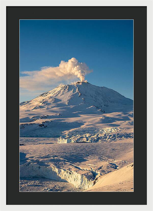 Mount Erebus Erupting In Antarctica