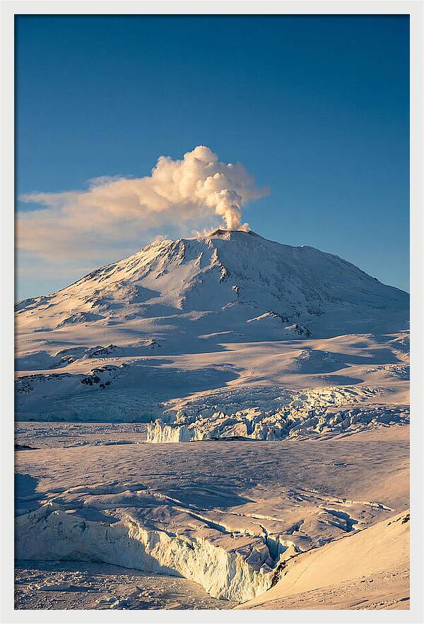 Mount Erebus Erupting In Antarctica
