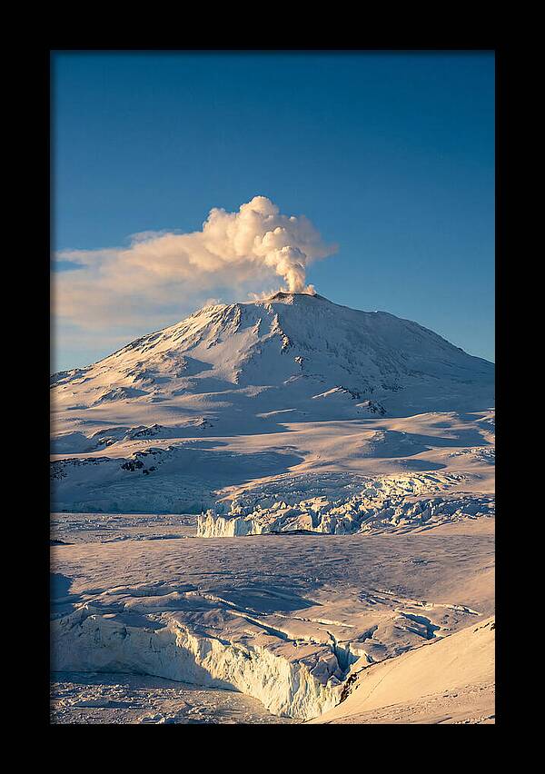 Mount Erebus Erupting In Antarctica