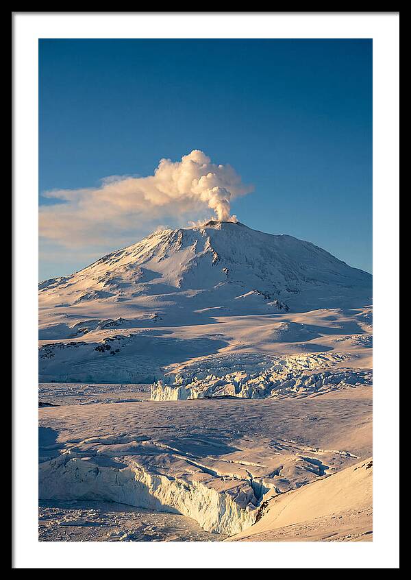 Mount Erebus Erupting In Antarctica