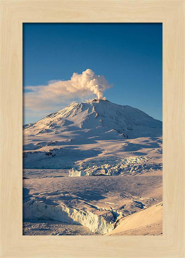 Mount Erebus Erupting In Antarctica