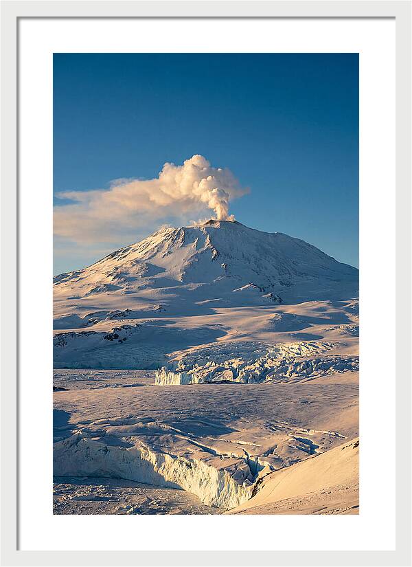 Mount Erebus Erupting In Antarctica