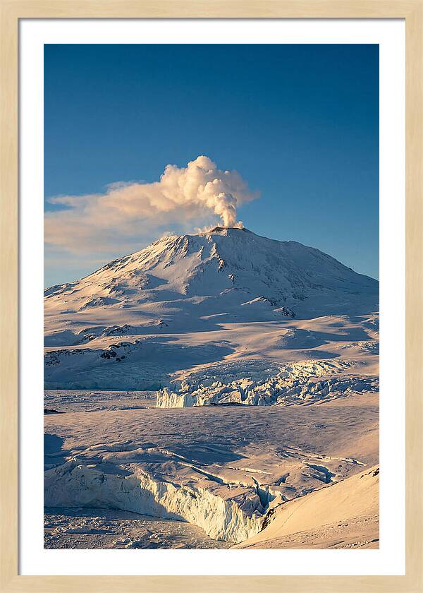 Mount Erebus Erupting In Antarctica