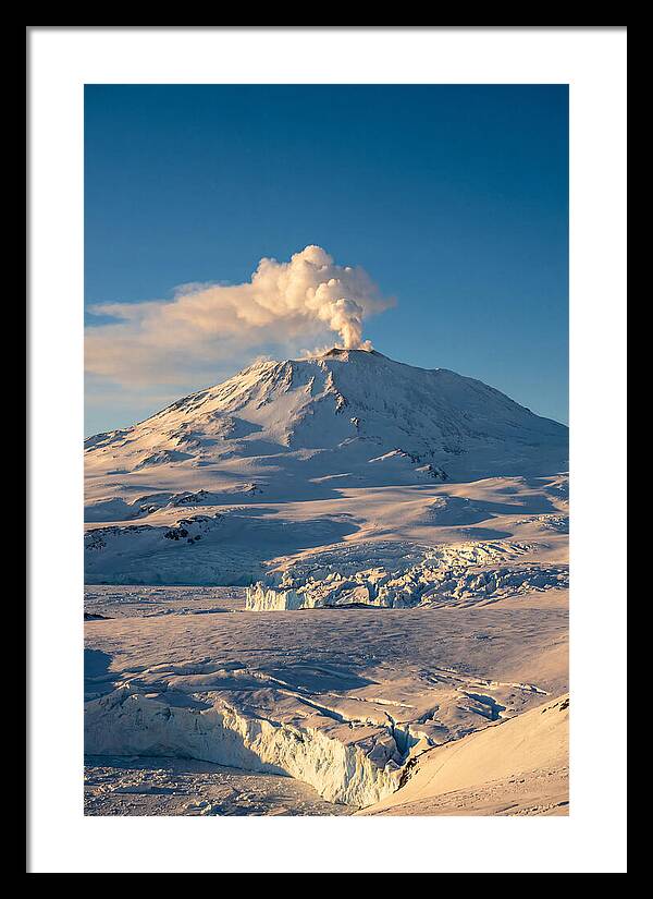 Mount Erebus Erupting In Antarctica
