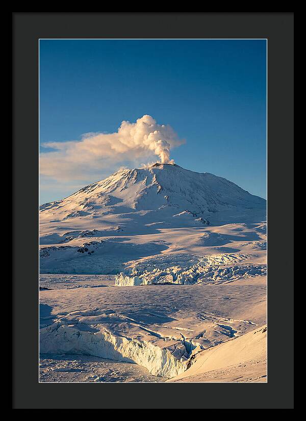 Mount Erebus Erupting In Antarctica