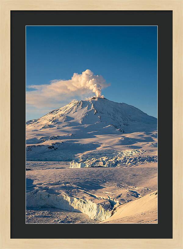 Mount Erebus Erupting In Antarctica