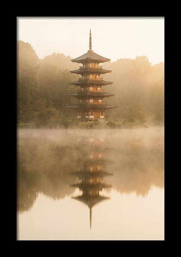 Mount Fuji Pagoda Reflection