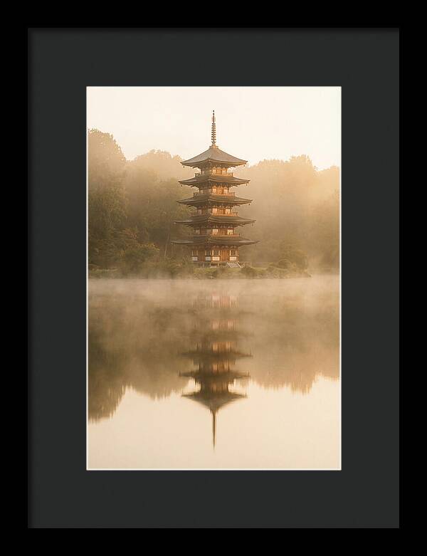 Mount Fuji Pagoda Reflection