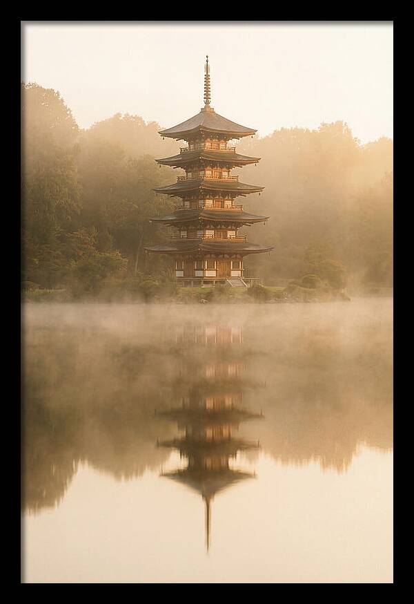 Mount Fuji Pagoda Reflection