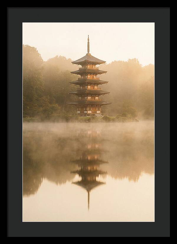 Mount Fuji Pagoda Reflection