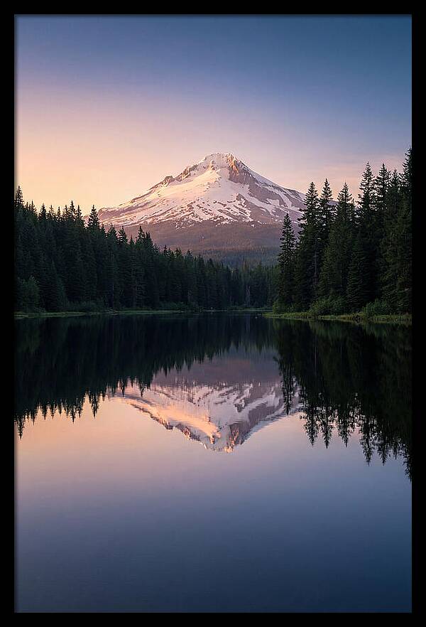 Mount Hood Reflected In Mirror Lake