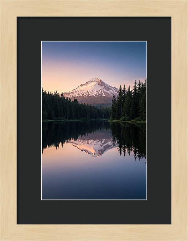 Mount Hood Reflected In Mirror Lake