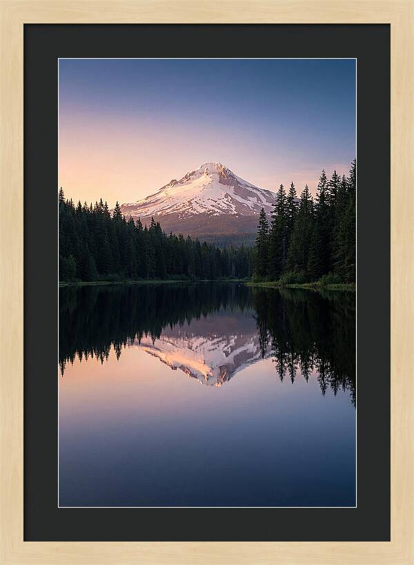 Mount Hood Reflected In Mirror Lake