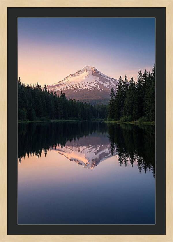 Mount Hood Reflected In Mirror Lake