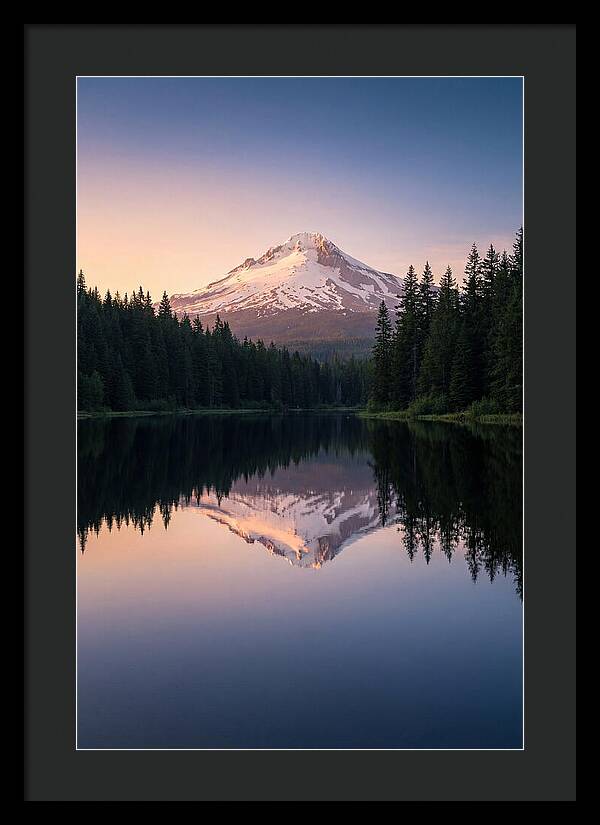 Mount Hood Reflected In Mirror Lake