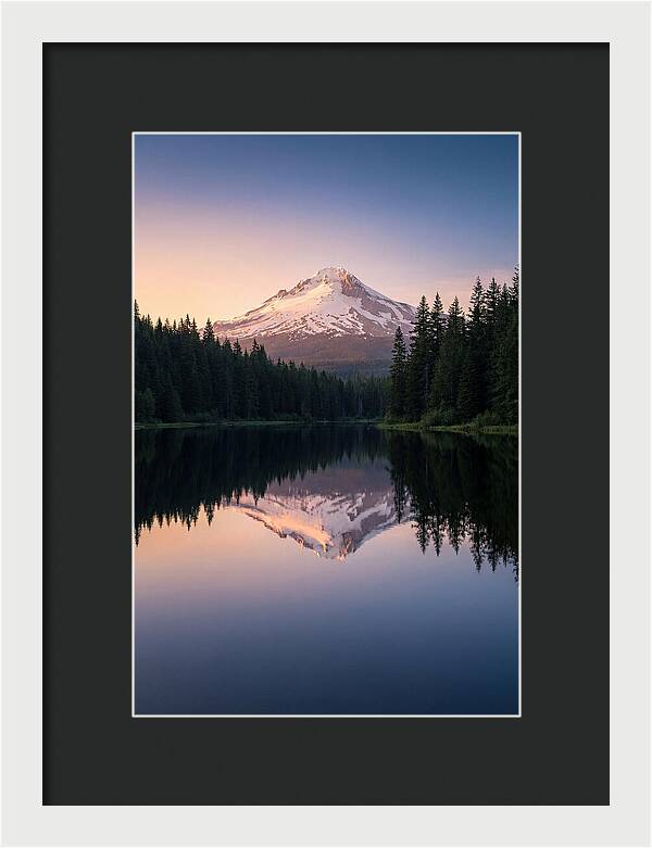 Mount Hood Reflected In Mirror Lake