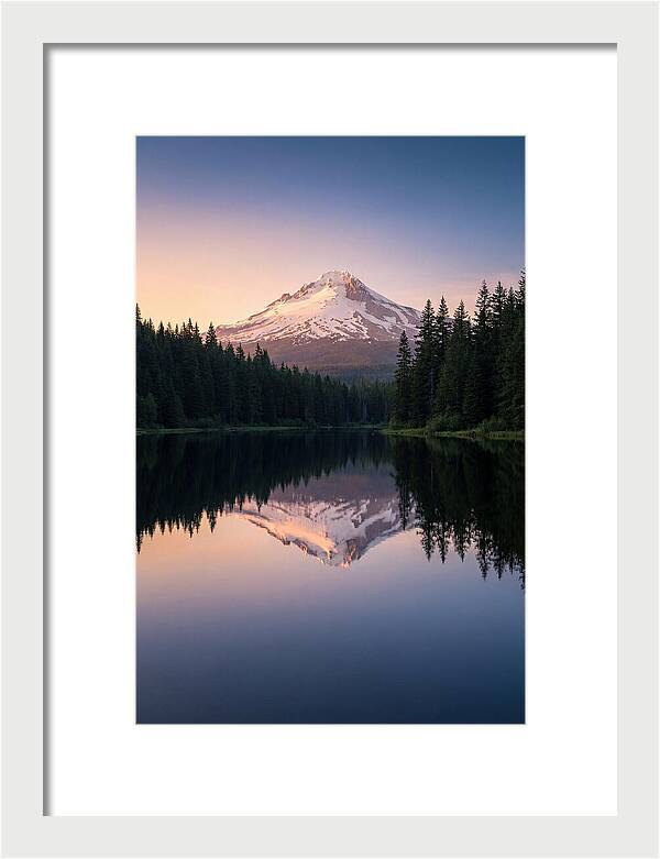 Mount Hood Reflected In Mirror Lake