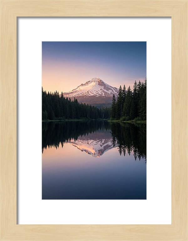 Mount Hood Reflected In Mirror Lake