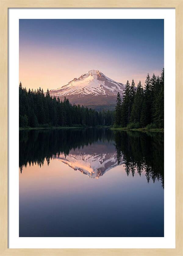 Mount Hood Reflected In Mirror Lake