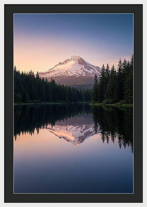 Mount Hood Reflected In Mirror Lake