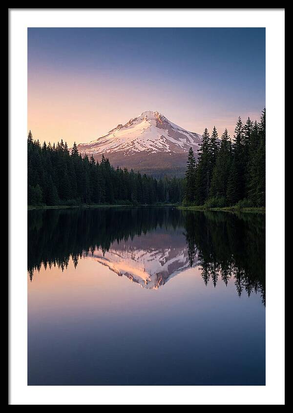 Mount Hood Reflected In Mirror Lake