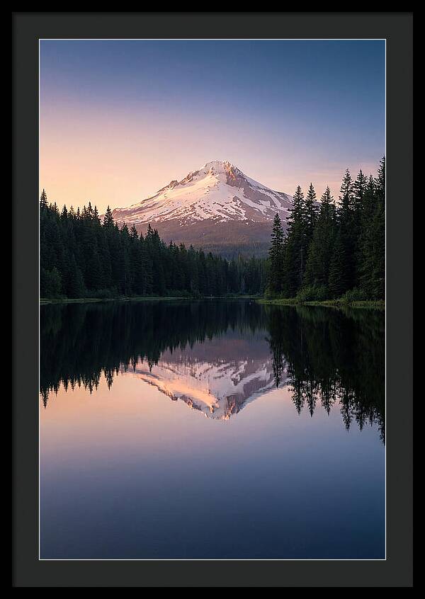 Mount Hood Reflected In Mirror Lake