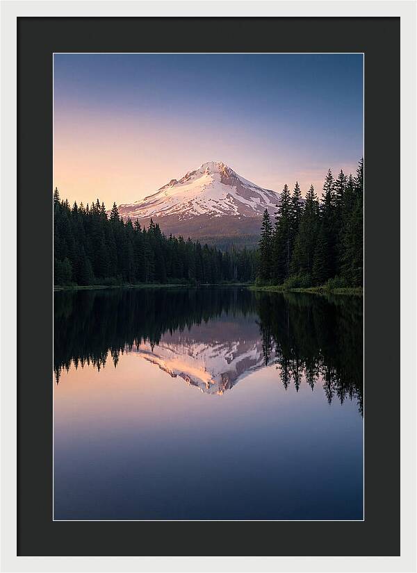 Mount Hood Reflected In Mirror Lake