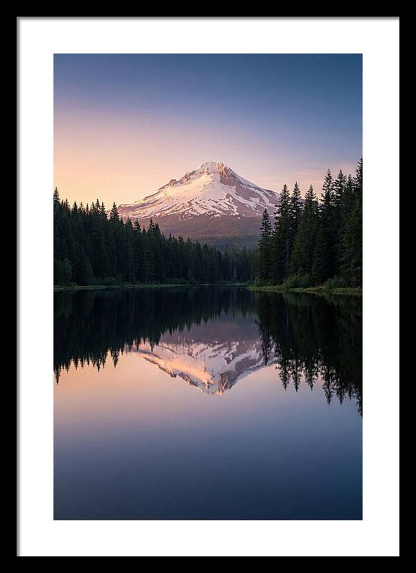 Mount Hood Reflected In Mirror Lake