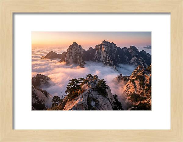 Mount Hua At Sunrise