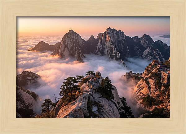 Mount Hua At Sunrise