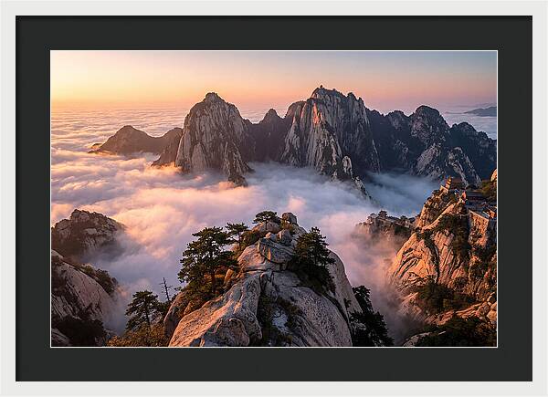 Mount Hua At Sunrise