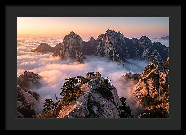 Mount Hua At Sunrise