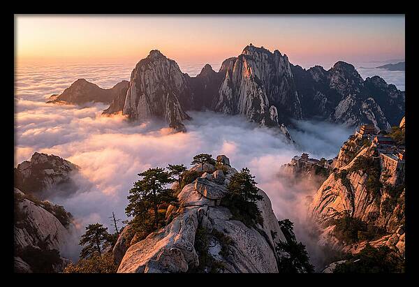 Mount Hua At Sunrise
