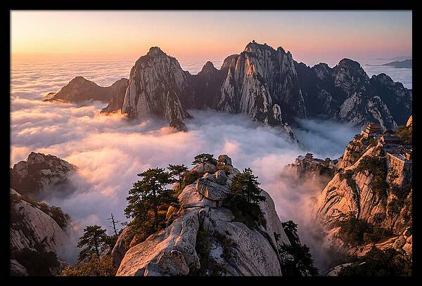 Mount Hua At Sunrise