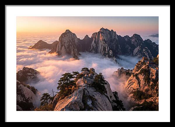 Mount Hua At Sunrise