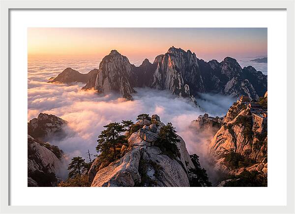 Mount Hua At Sunrise