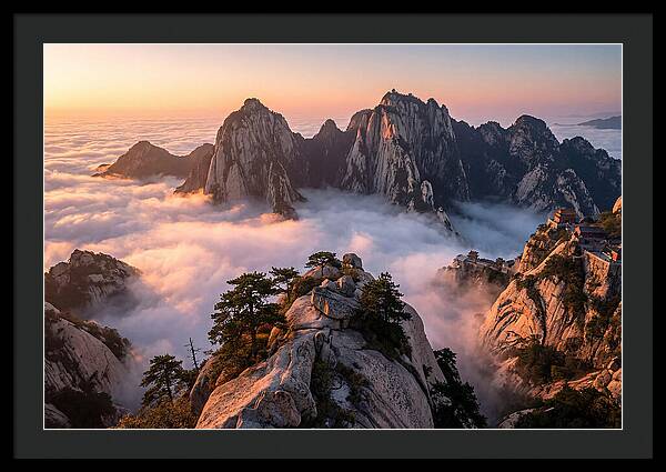 Mount Hua At Sunrise