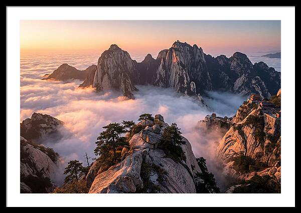 Mount Hua At Sunrise