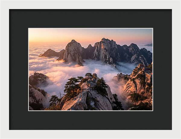 Mount Hua At Sunrise