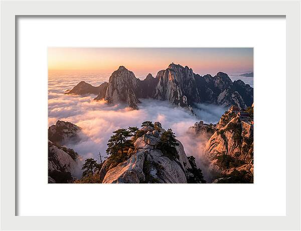 Mount Hua At Sunrise