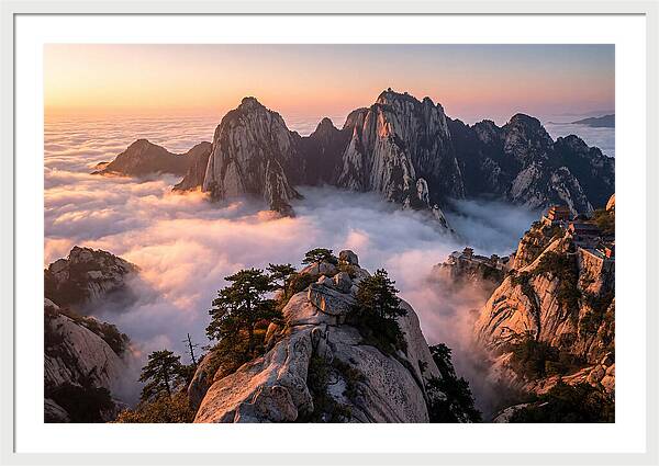 Mount Hua At Sunrise