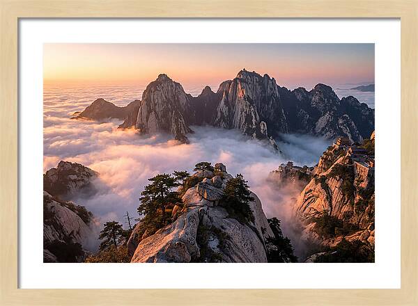 Mount Hua At Sunrise