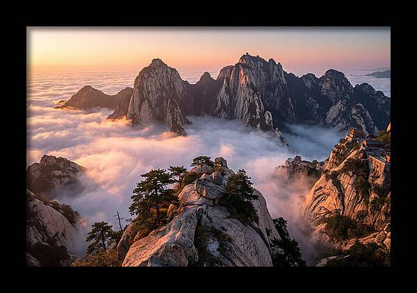Mount Hua At Sunrise