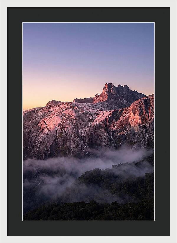 Mount Kinabalu At Sunrise