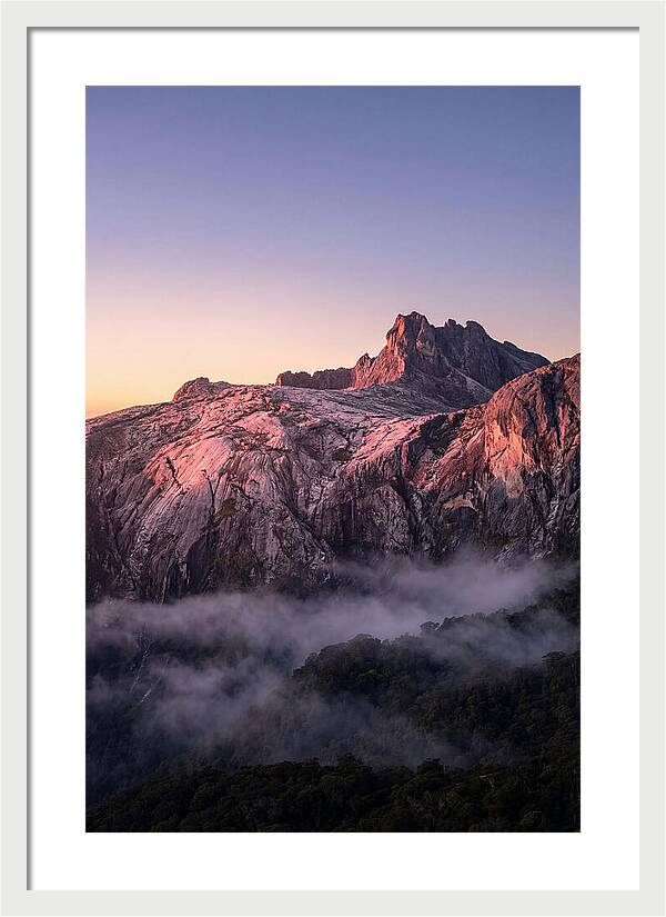 Mount Kinabalu At Sunrise