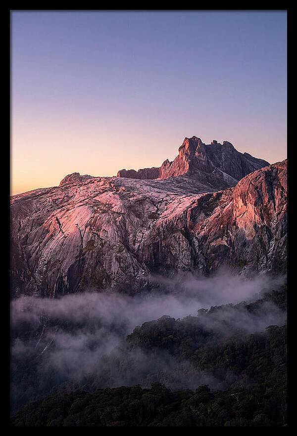 Mount Kinabalu At Sunrise
