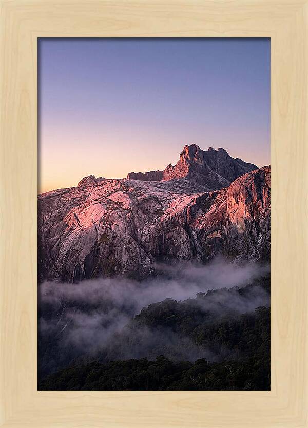 Mount Kinabalu At Sunrise
